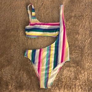 One piece bathing suit